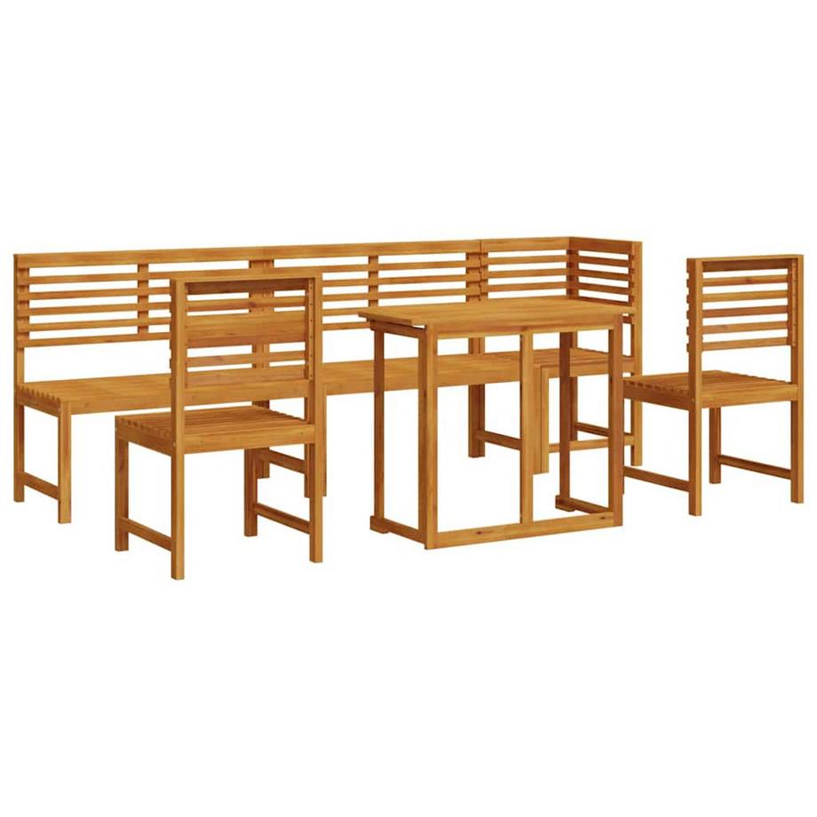 VidaXL Garten bistro set massivholz akazie  