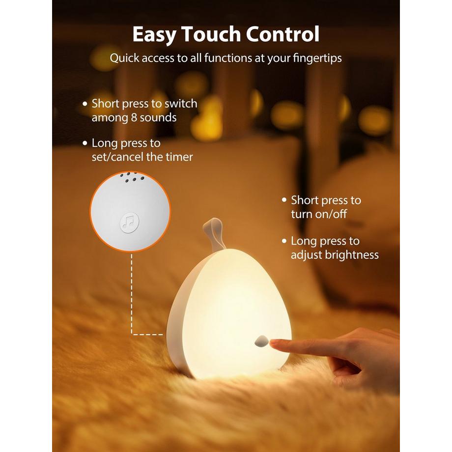 VAVA VAVA VA-CL1001-Jaune Veilleuse  