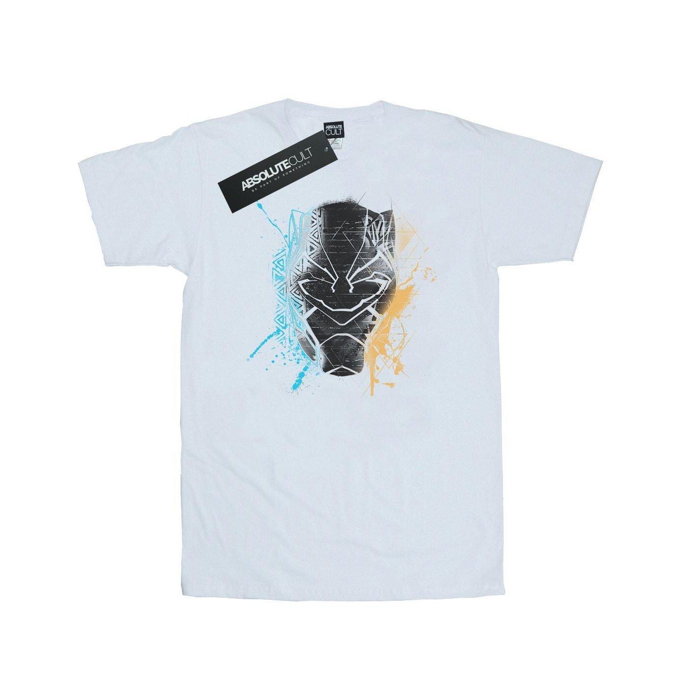 Image of Black Panther Splash Tshirt Herren Weiss M