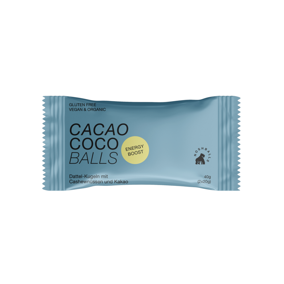 NOSHBALLS  Vegan Bio Protein Rawballs BOX Power à 20 paquets (contenu 2x20grammes) 