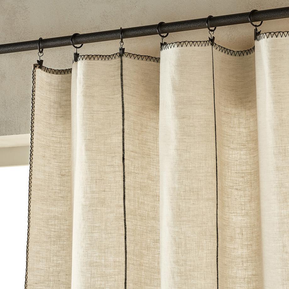 AM.PM  Rideau lin lavé 