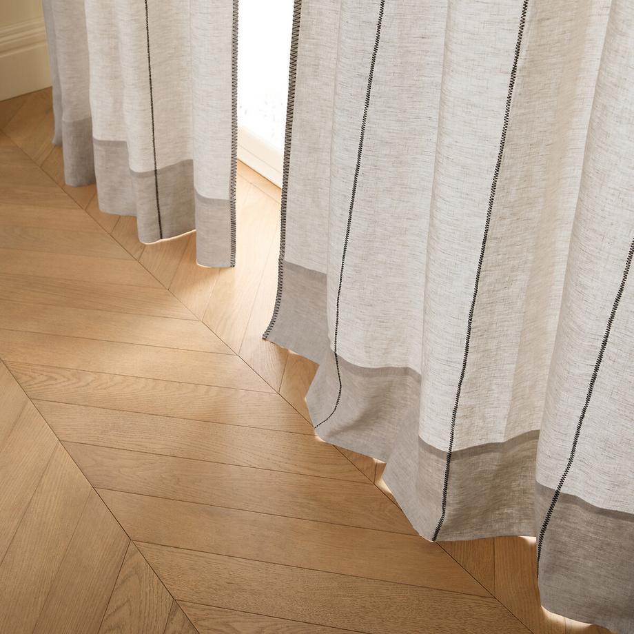 AM.PM  Rideau lin lavé 