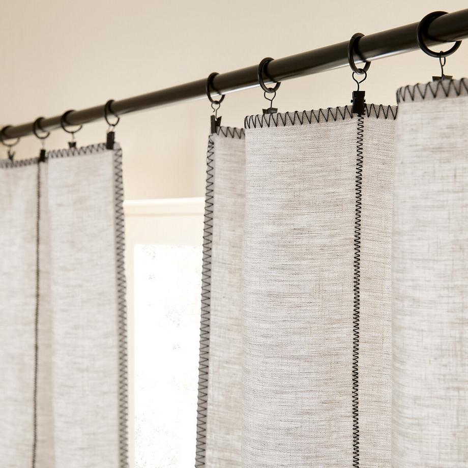 AM.PM  Rideau lin lavé 