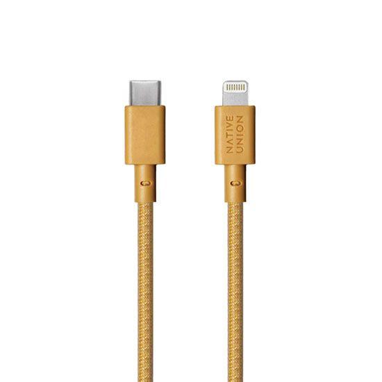 NATIVE UNION  Kabel Eco Belt USB-C / Lightning - 1,2m 