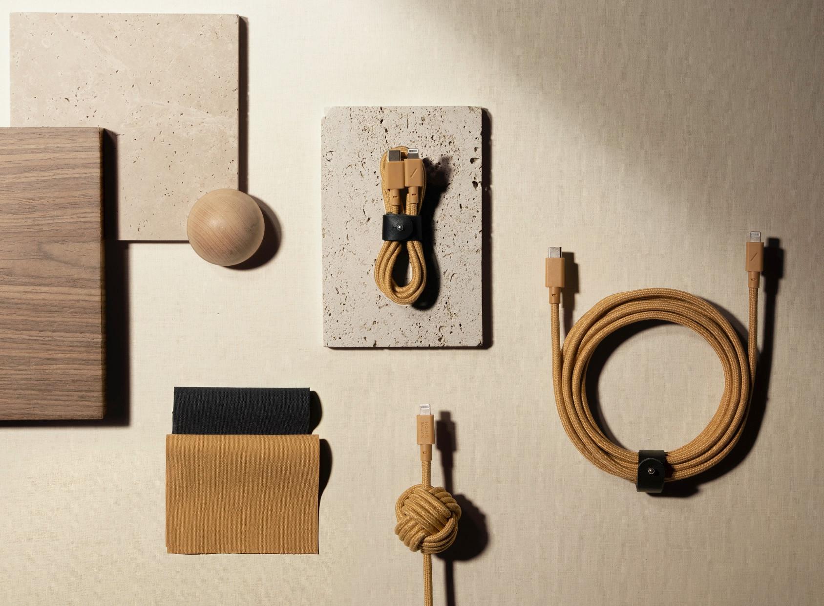 NATIVE UNION  Kabel Eco Belt USB-C / Lightning - 1,2m 