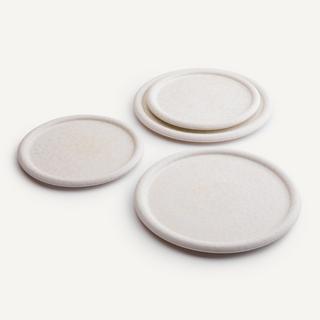 AM.PM 4er-Set flache Teller Battica  