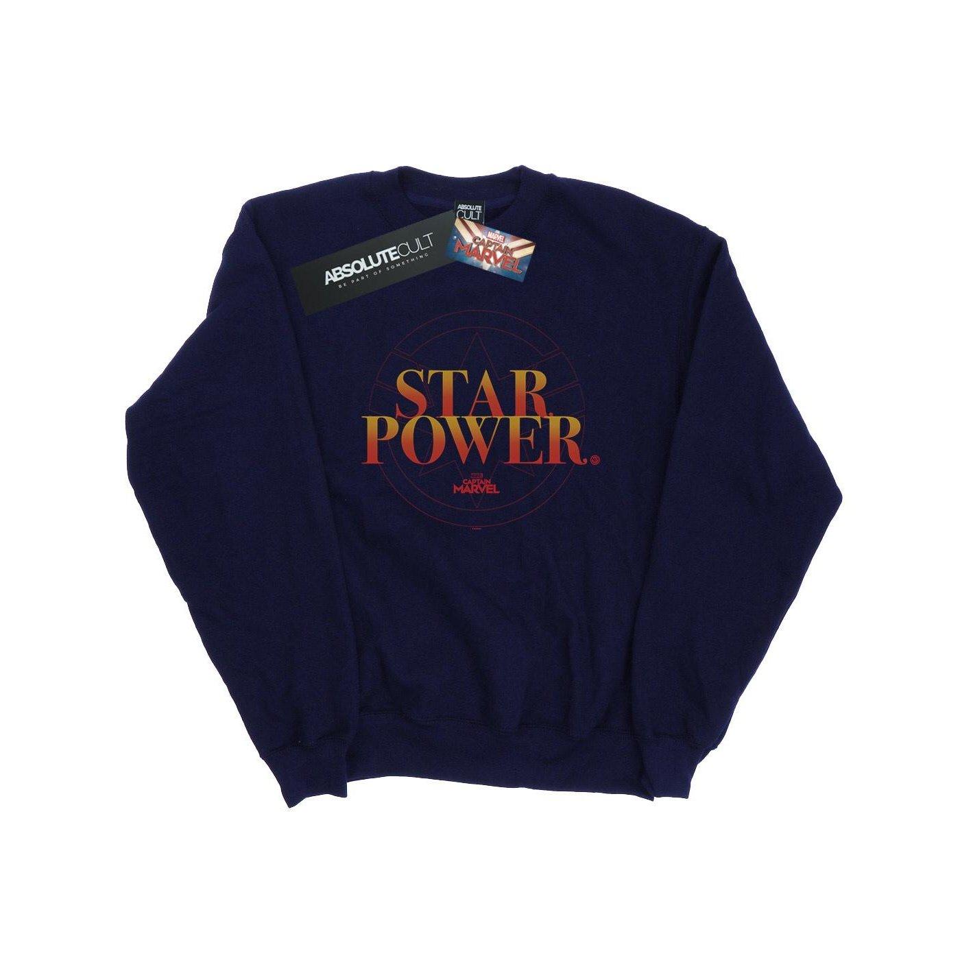 Image of Captain Star Power Sweatshirt Damen Marine XXL