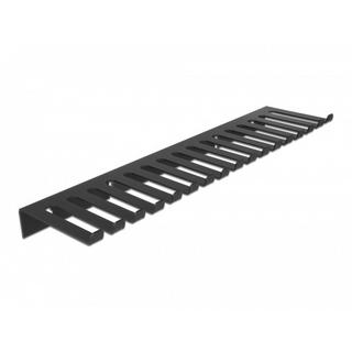 DeLock  Portacavo 325 x 90 mm per il montaggio a parete nero 