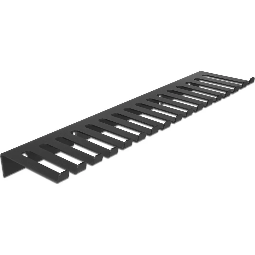 Delock Kabelhalterung 325 x 90 mm zur Wandmontage schwarz