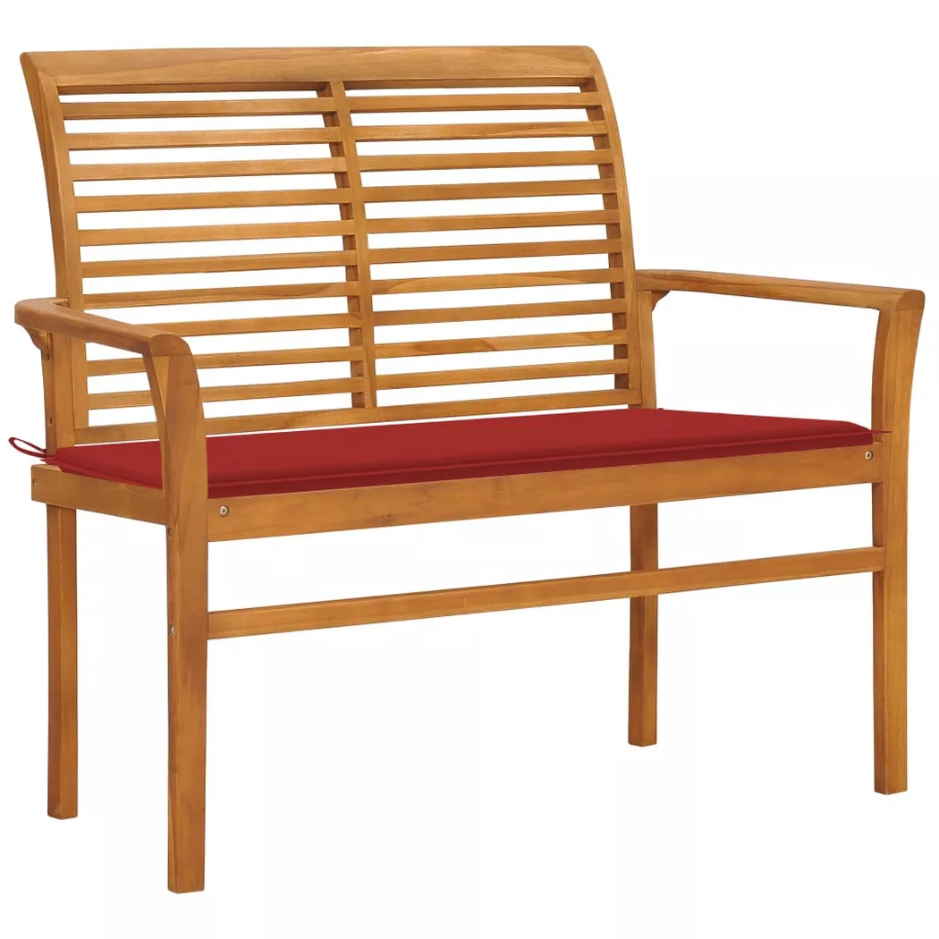 VidaXL - Gartenbank teak, One Size, Rot Bunt