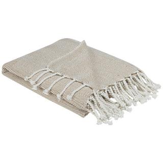 Beliani Coperta en Cotone Boho TILMI  