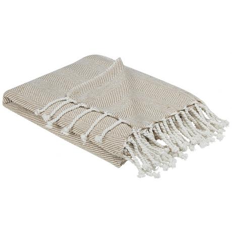 Beliani Coperta en Cotone Boho TILMI  