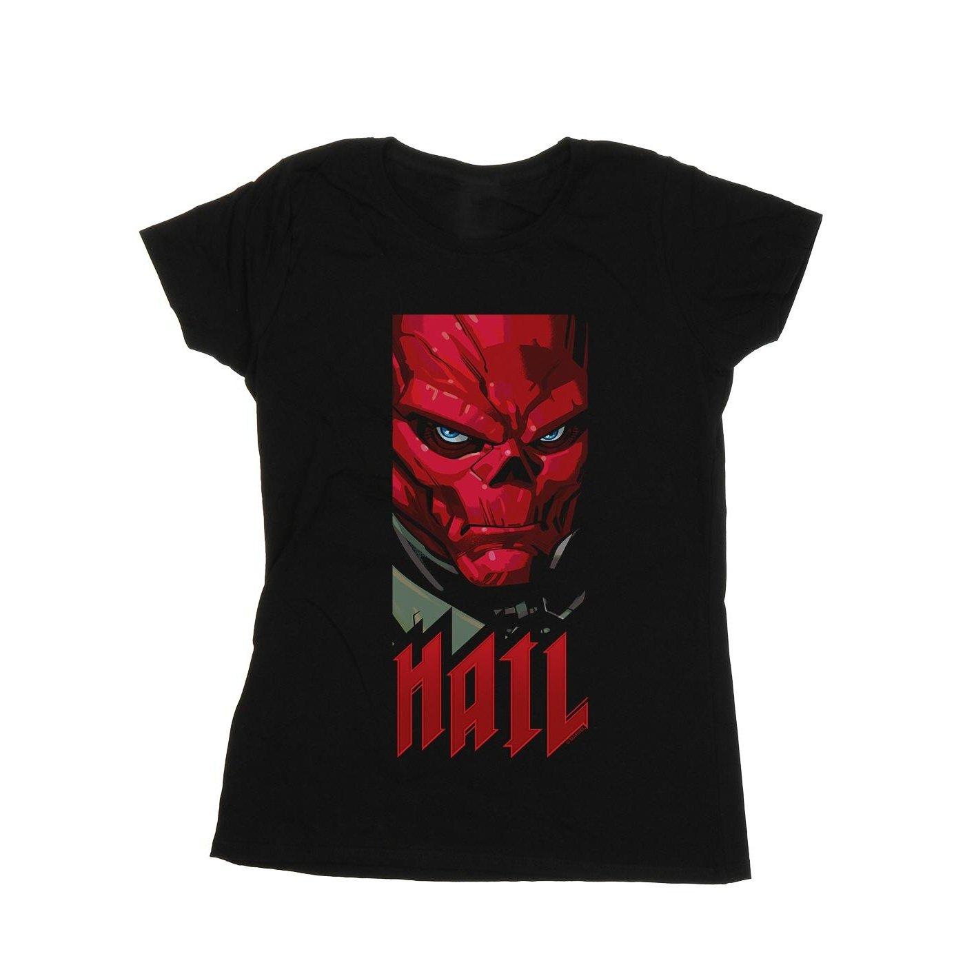 Image of Avengers Hail Red Skull Tshirt Damen Schwarz M