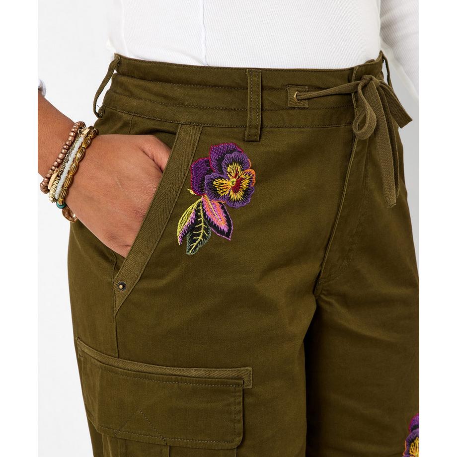 Joe Browns Pantaloni cargo ricamati a vestibilità ampia  