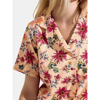 Lisca  Pyjama short chemise manches courtes Flowers 