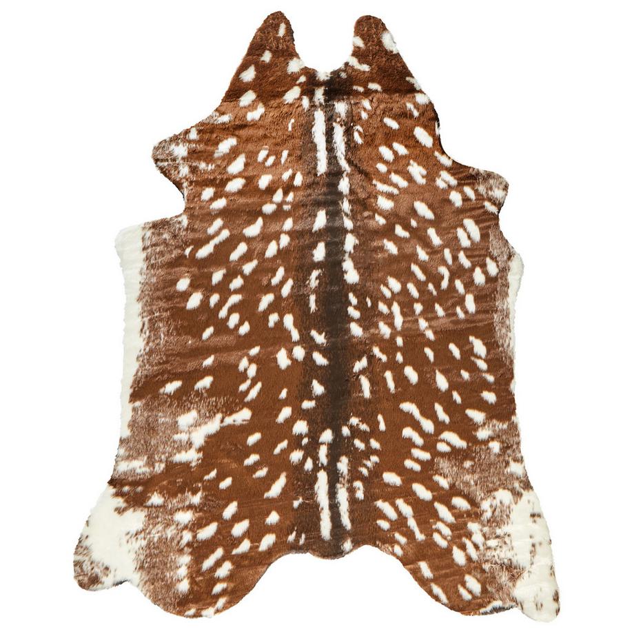 Beliani Tappeto in pelliccia sintetica en Finta pelliccia Rustico KNOLL  