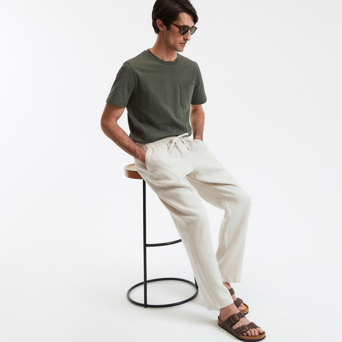 La Redoute Collections Pantaloni Dritti in Lino  