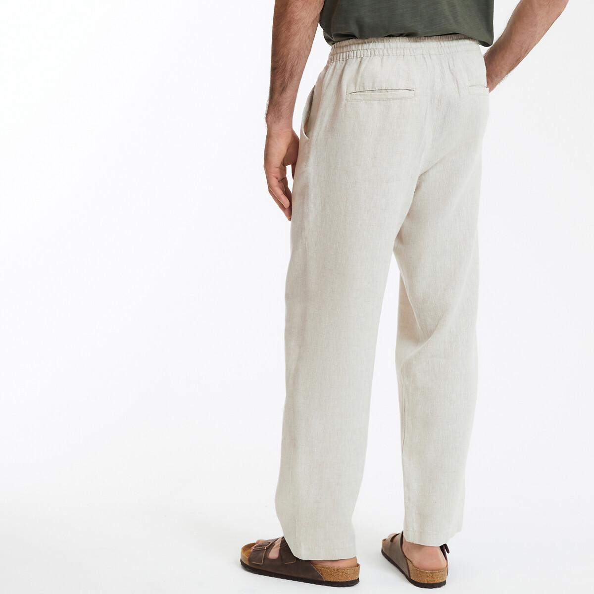 La Redoute Collections Pantaloni Dritti in Lino  