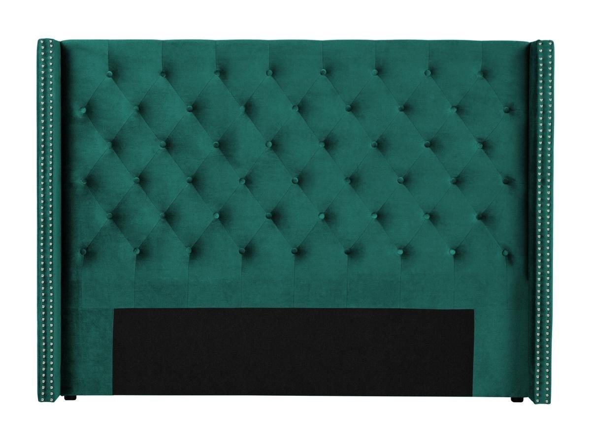 Image of Bettkopfteil - Samt - B. 160 cm - Grün - MASSIMO II Bettkopfteil - Samt - B. 160 cm - Grün - MASSIMO II