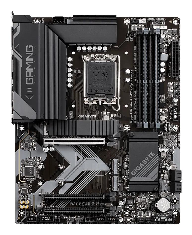 Gigabyte  B760 GAMING X DDR4 Scheda madre - Supporta CPU Intel Core di 14a generazione, VRM digitale a 8+1+1 fasi, fino a 5333MHz DDR4 (OC), 3xPCIe 4.0 M.2, LAN 2.5GbE, USB 3.2 Gen 2 