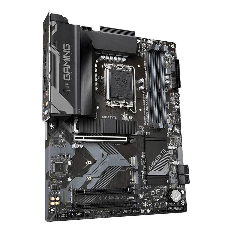 Gigabyte  B760 GAMING X DDR4 Motherboard - Unterstützt Intel Core 14. Generation CPUs, 8+1+1 Phasen Digital VRM, bis zu 5333MHz DDR4 (OC), 3xPCIe 4.0 M.2, 2.5GbE LAN, USB 3.2 Gen 2 