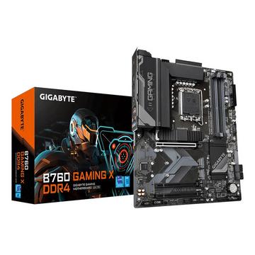 B760 GAMING X DDR4 Scheda madre - Supporta CPU Intel Core di 14a generazione, VRM digitale a 8+1+1 fasi, fino a 5333MHz DDR4 (OC), 3xPCIe 4.0 M.2, LAN 2.5GbE, USB 3.2 Gen 2