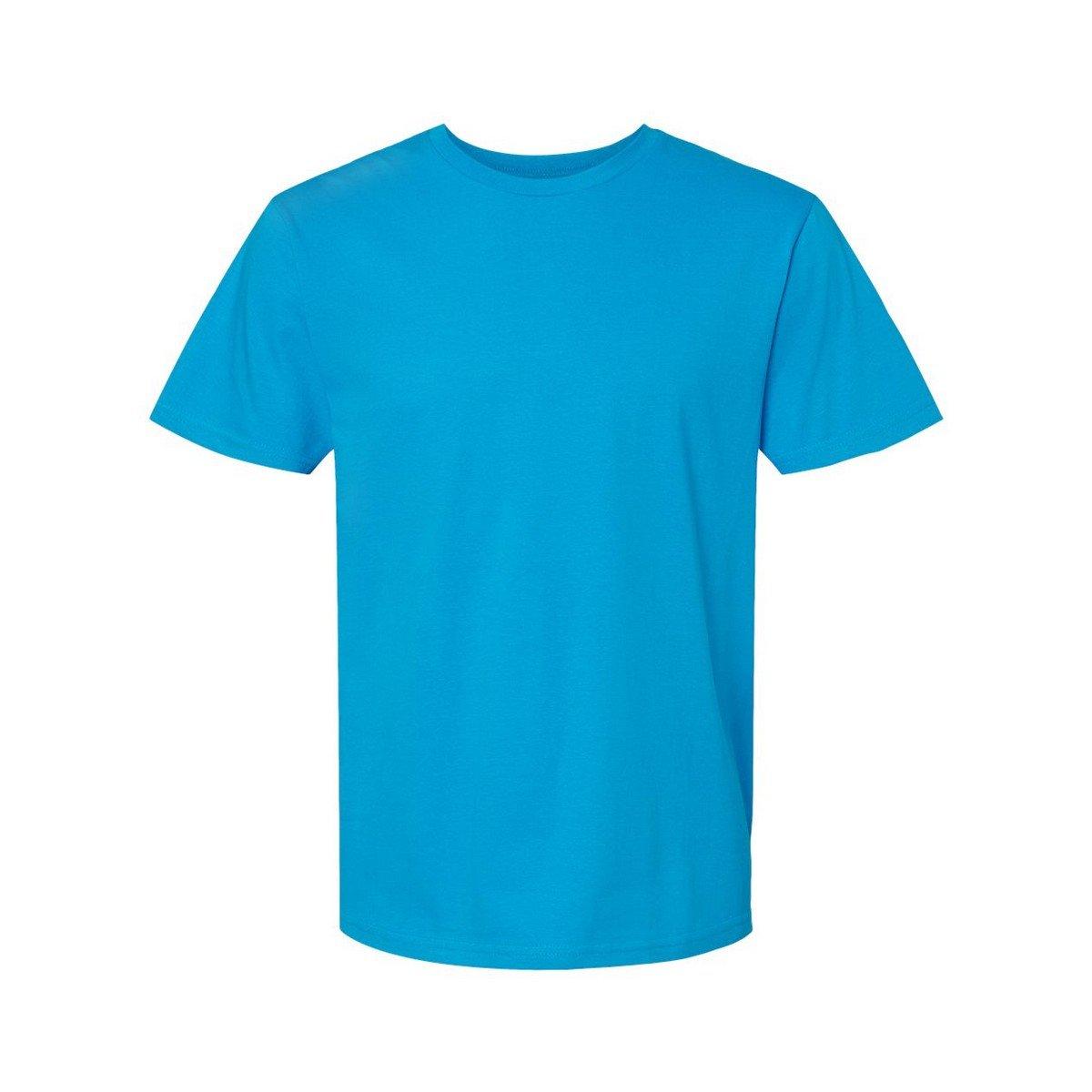 Image of Softstyle Tshirt Mittelschwer Herren Blau 3XL