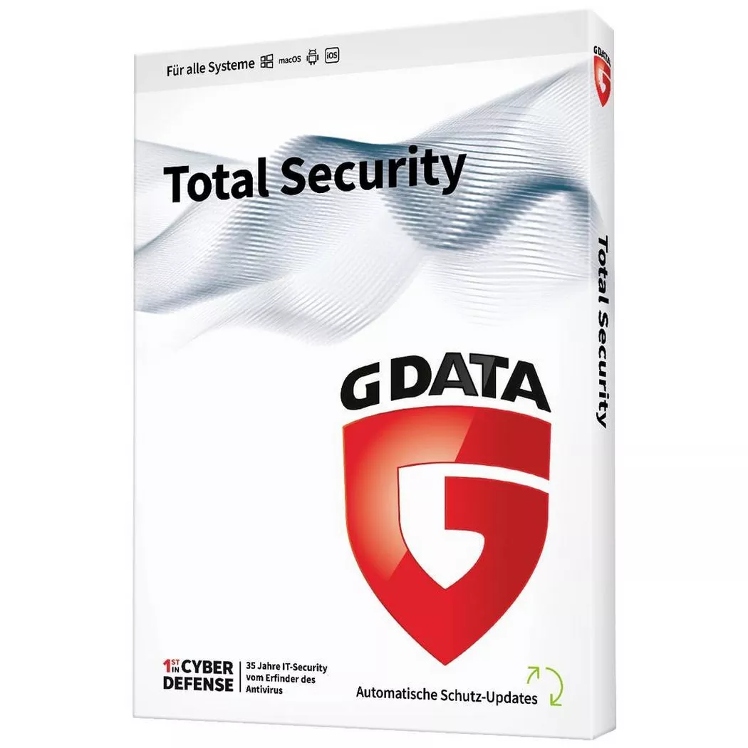 G Data - Total Security 3PC, Multicolor