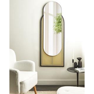 Beliani Miroir en Polyrotin Boho NEVERS  