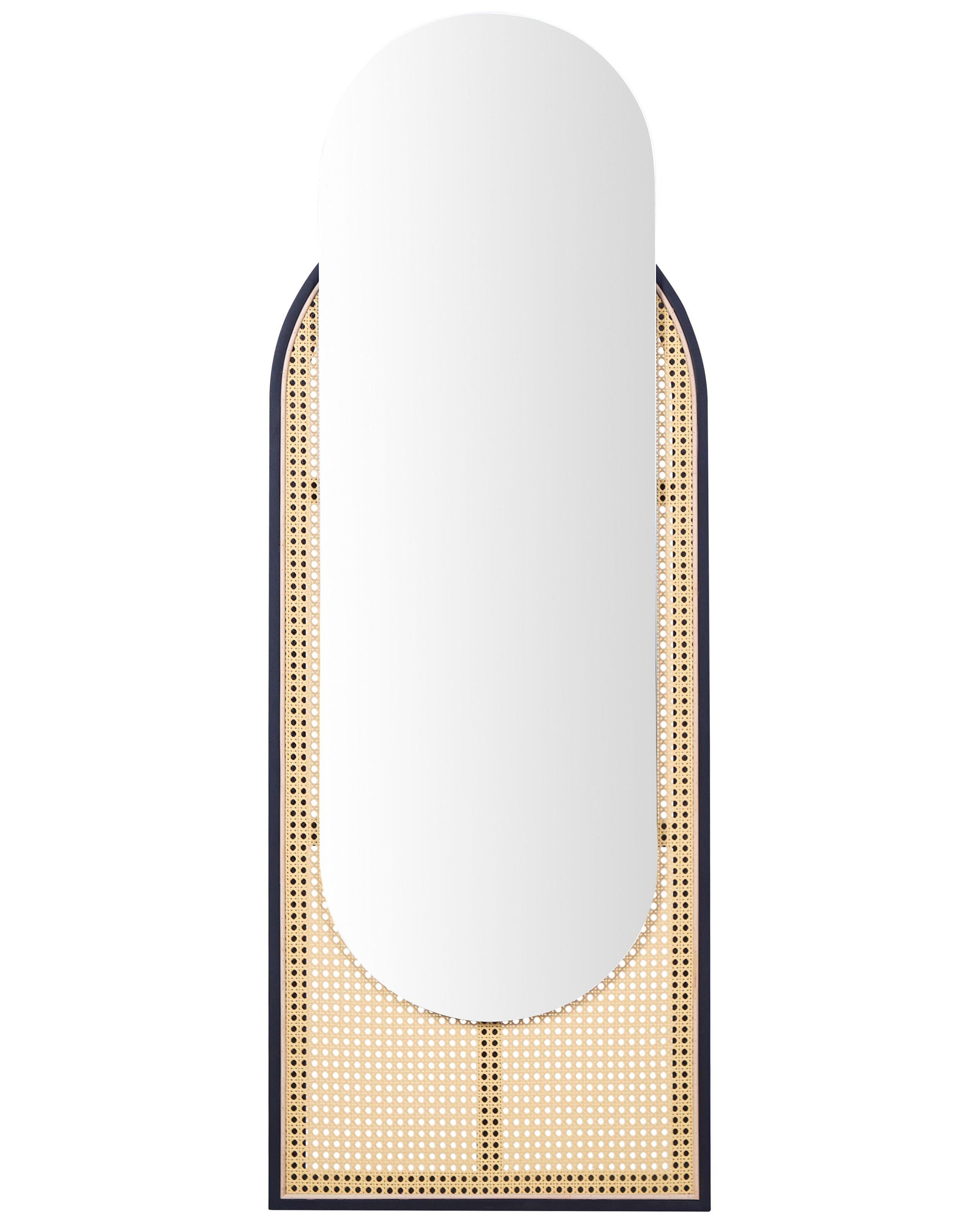 Image of Wandspiegel aus PE Rattan Boho NEVERS Wandspiegel aus PE Rattan Boho NEVERS