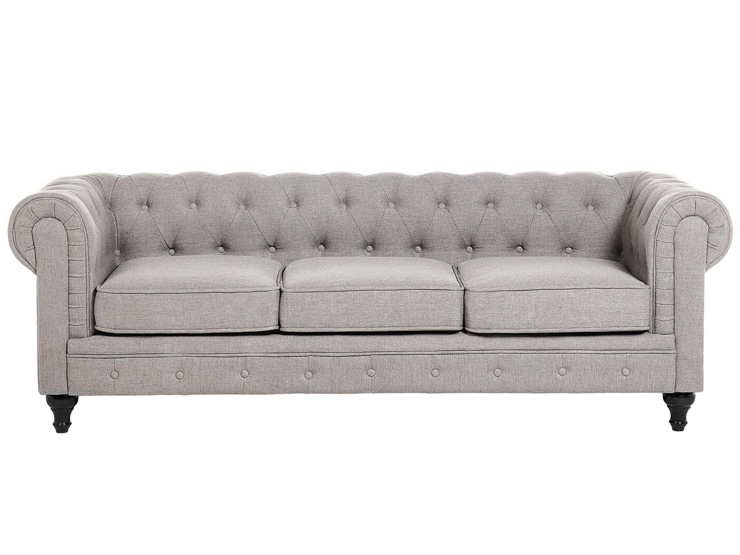 Beliani Ensemble de salon en Polyester Moderne CHESTERFIELD  