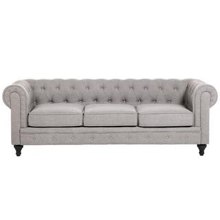 Beliani Salotto da interno en Poliestere Moderno CHESTERFIELD  