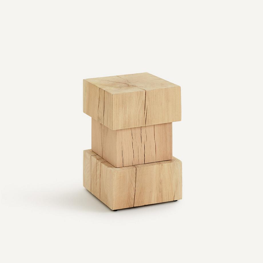 Beistelltisch aus massiver Eiche