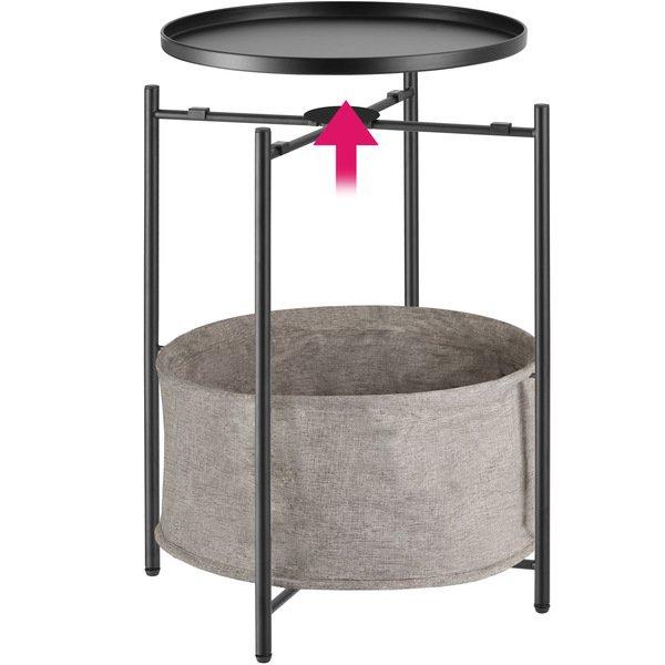 Tectake Table d’appoint CANTERBURY 45,5x45,5x53cm  