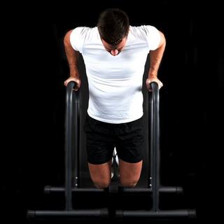 GladiatorFit  Barres parallèles / station dips 3 hauteurs en acier renforcé GladiatorFit 