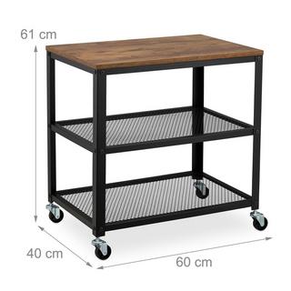 Northix Servierwagen im Industriedesign  