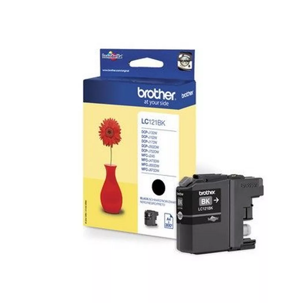 Brother – LC-121BK Druckerpatrone Original Schwarz, One Size
