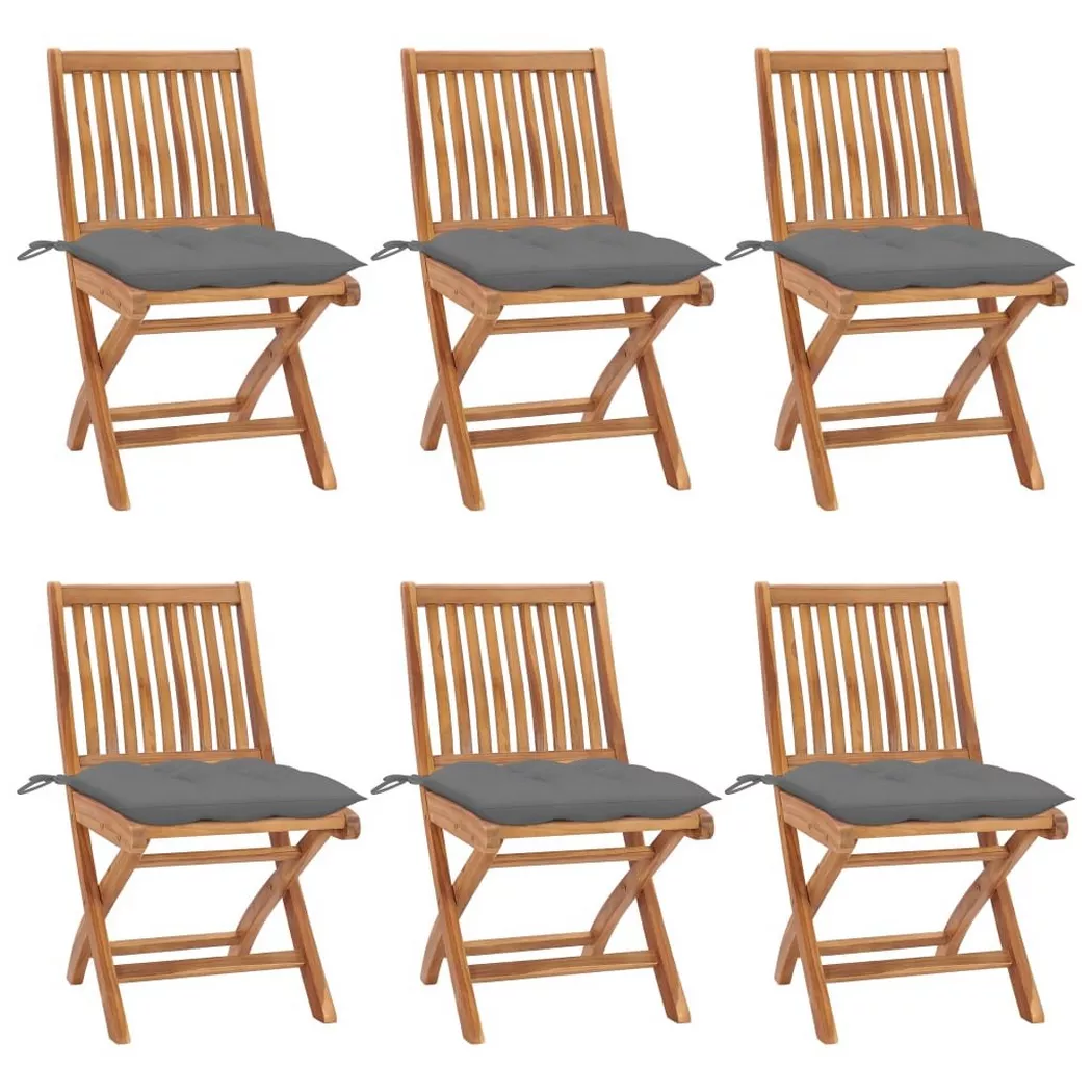 VidaXL - Gartenstuhl holz, One Size, Braun