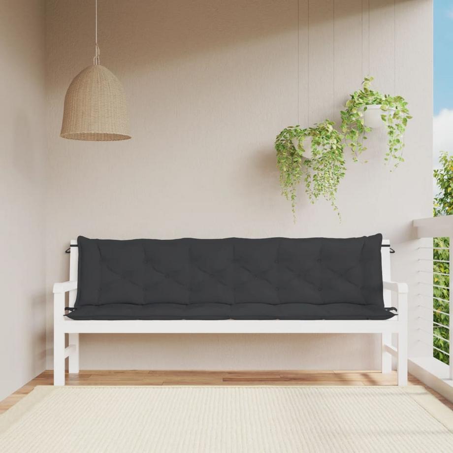 VidaXL Coussin de banc de jardin tissu  