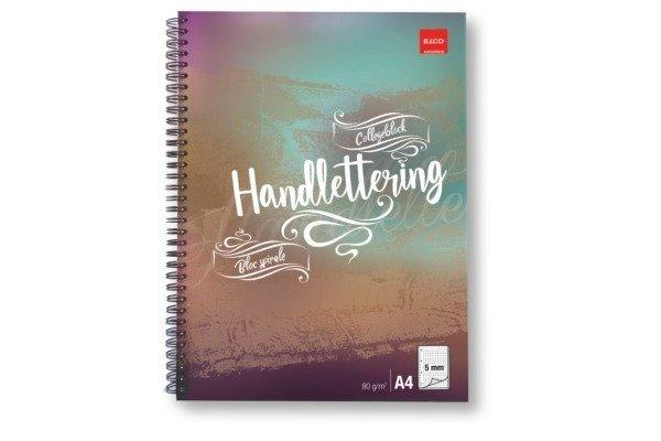 Image of ELCO Collegeblock Handlettering A4 72895.01 weiss, 80+5 Blatt, 5mm ELCO Collegeblock Handlettering A4 72895.01 weiss, 80+5 Blatt, 5mm