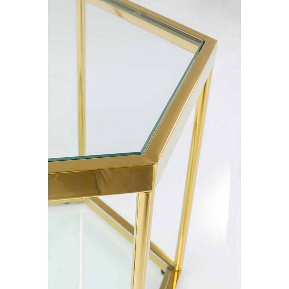 KARE Design Tavolino Comb Gold 45cm  