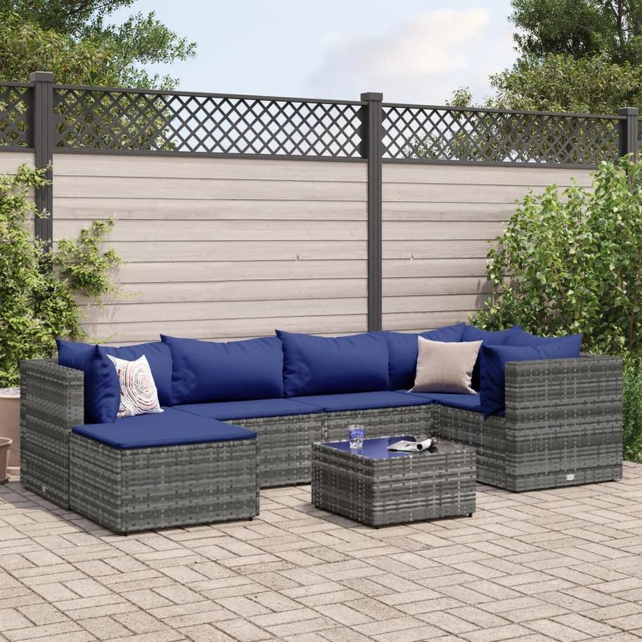 VidaXL Garten lounge set poly-rattan  