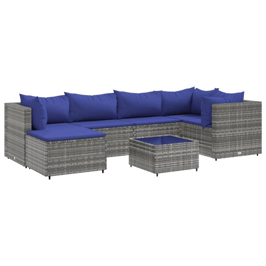 Garten lounge set poly-rattan