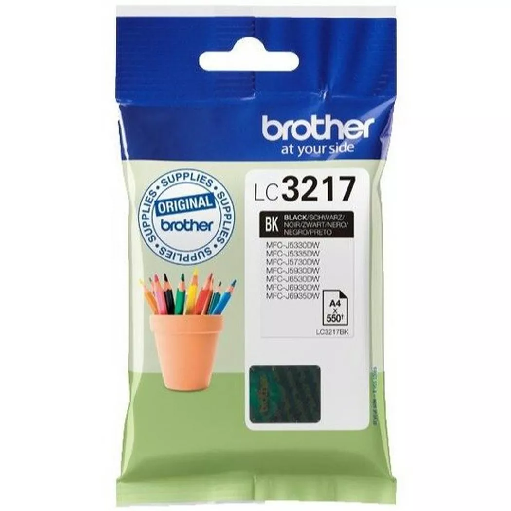 Brother – LC-3217BK Druckerpatrone Original Schwarz, One Size