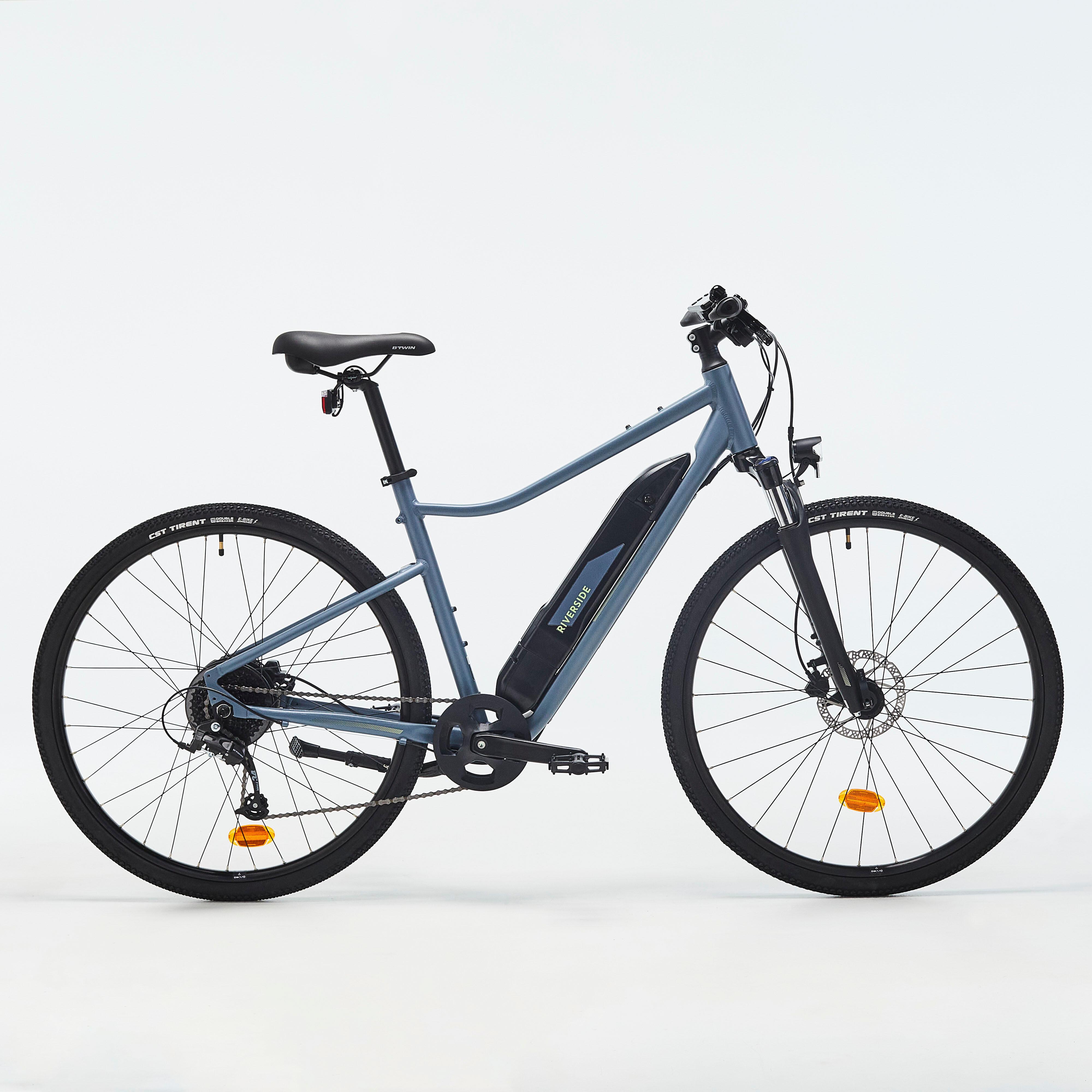 Image of Hybridbike - 520 E Unisex Blau Bedruckt XL-185-200CM