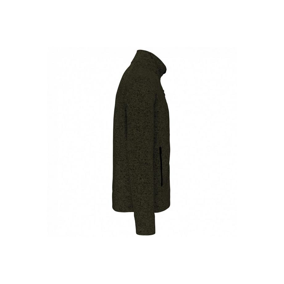 Kariban Giacca con zip screziata  