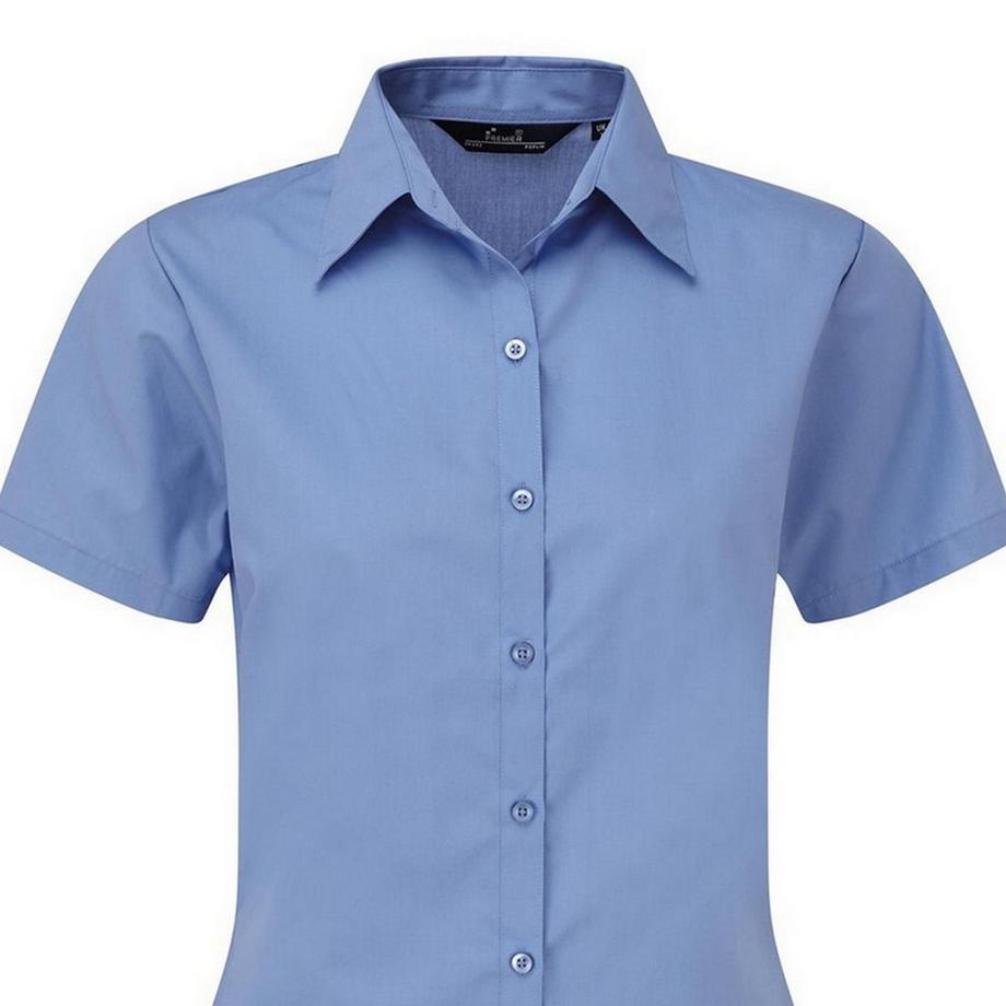 PREMIER Chemisier Popeline Manches Courtes Chemise de Travail  