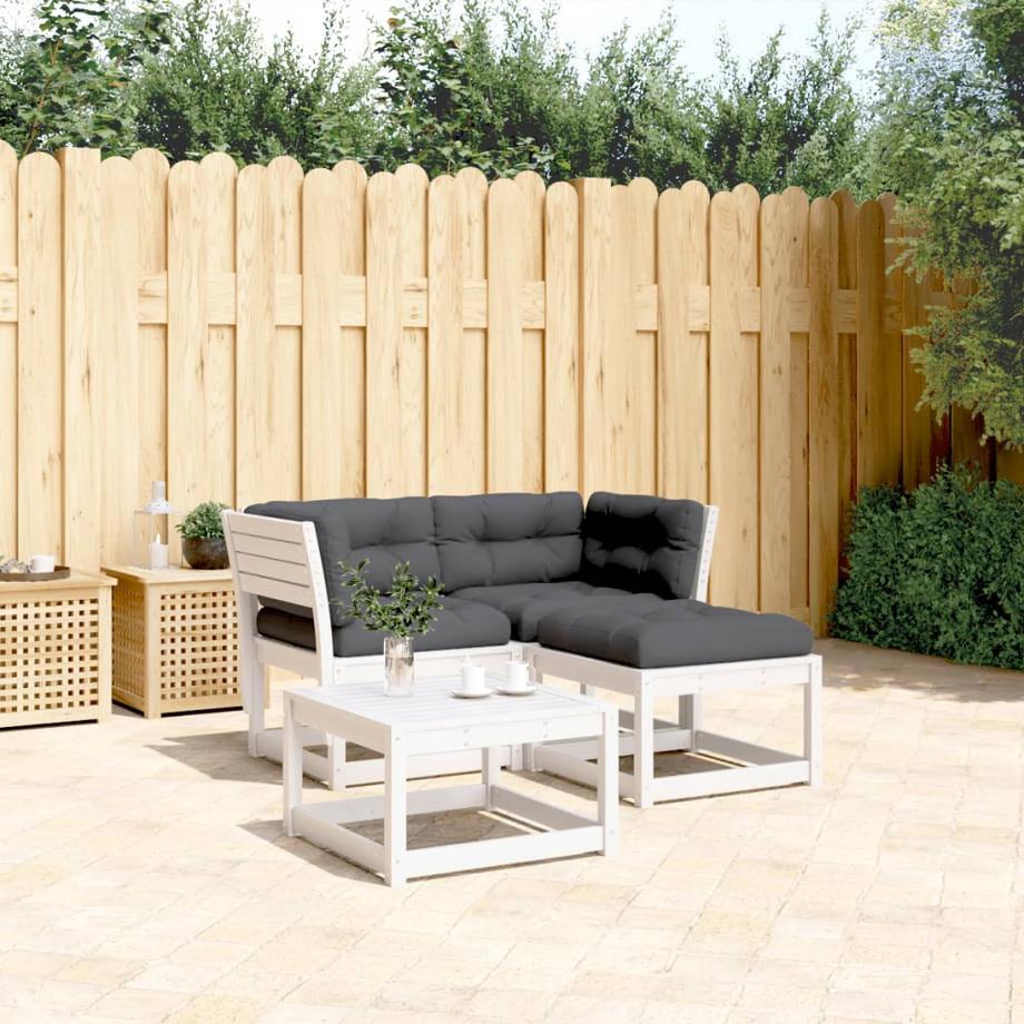 VidaXL Salon de jardin bois de pin  