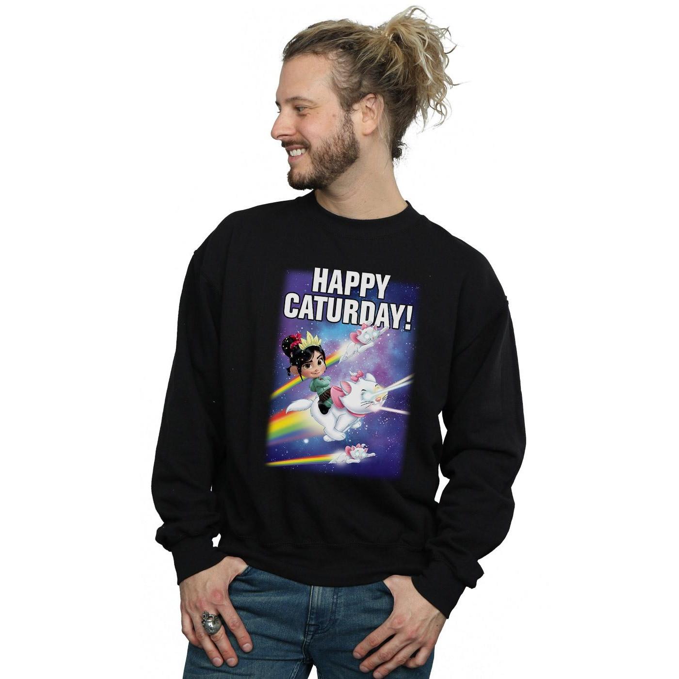 Disney  Wreck It Ralph Happy Caturday Sweatshirt 