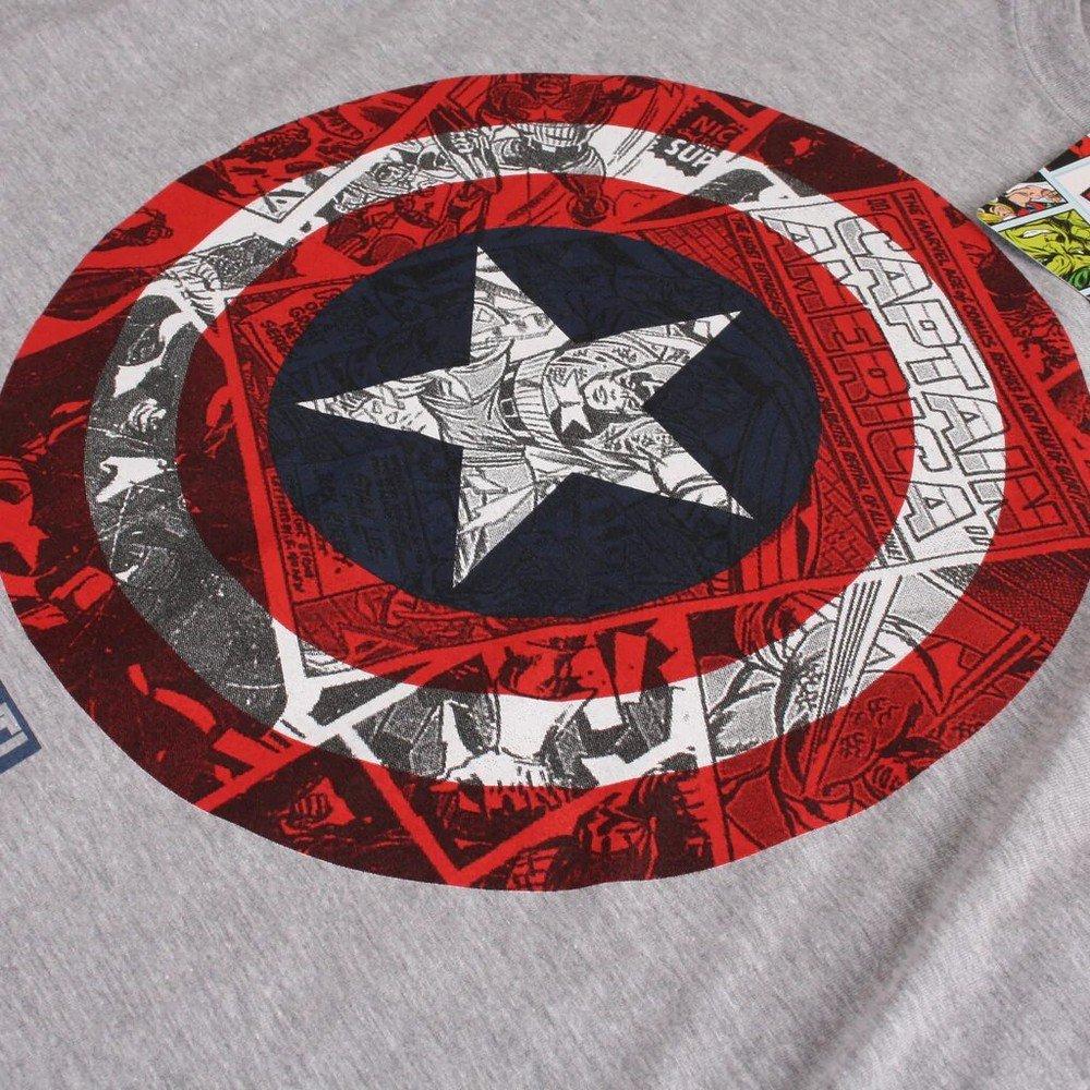 CAPTAIN AMERICA T-Shirt Imprimé Bouclier  
